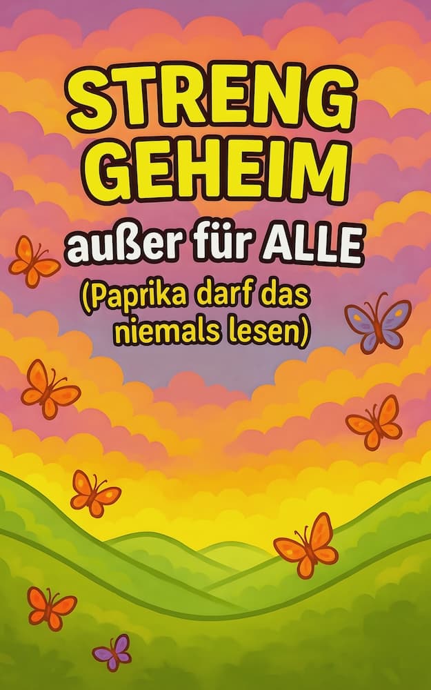 Streng geheim, außer für alle (Paprika darf das niemals lesen)